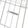 Triušių narvas Sidabro 215 x 100 x 85 cm Cinkuota plienas