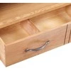 TV staliukas TV spintelė su stalčiumi, 88x42x46cm, ąžuolo medienos masyvas