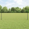 Euro tvoros su stulpu 50 x 0,6 m PVC dengtas plienas Pilka