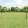 Hexagonal Fence with Post 100 x 0,5 m PVC dengtas plienas Pilka