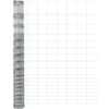 Lauko laukinė tvora su stulpais 25 x 1,5 m Sidabrinė Tinklelis