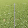 Lauko laukinė tvora su stulpais 50 x 1 m Galvanizuotas plienas