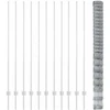 Lauko laukinė tvora su stulpais 25 x 1,6 m Sidabrinė Tinklelis