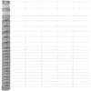 Lauko laukinė tvora su stulpais 25 x 1,6 m Sidabrinė Tinklelis