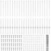 Lauko laukinė tvora su stulpais 50 x 1 m Galvanizuotas plienas