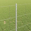 Lauko laukinė tvora su stulpais 25 x 1 m Galvanizuotas plienas