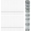 Lauko laukinė tvora su stulpais 100 x 1 m Galvanizuotas plienas