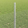 Suvirintas vielos tvora su stulpeliais 10 x 0,5 m Sidabrinė