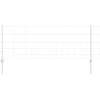 Lauko laukinė tvora su stulpais 100 x 0,8 m Sidabrinė Tinklelis