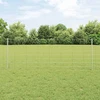 Lauko laukinė tvora su stulpais 50 x 0,8 m Sidabrinė Tinklelis