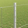 Lauko laukinė tvora su stulpais 25 x 1,2 m Sidabrinė Tinklelis