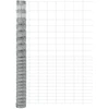 Lauko laukinė tvora su stulpais 25 x 1,6 m Sidabrinė Tinklelis