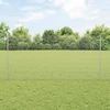 Suvirintas vielos tvora su stulpeliais 25 x 1,2 m Sidabrinė