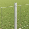 Lauko laukinė tvora su stulpais 50 x 1,2 m Sidabrinė Tinklelis