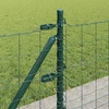 Eurų tvora su betono baze 25 x 0,4 m PVC dengtas plienas Žalia
