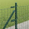 Eurų tvora su betono baze 10 x 0,6 m PVC dengtas plienas Žalia