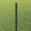 Suvirintas vielos tvora su stulpeliais 25 x 0,5 m Žalia