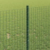 Suvirintas vielos tvora su stulpeliais 25 x 1 m Žalia Tinklelis