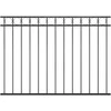 Tvoros segmentas, juodos spalvos, 1,7x1,2m, plienas