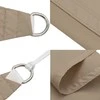 Uždanga nuo saulės, taupe, 3x4x5m, oksfordo audinys, trikampė