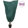 Uždangalai augalams su virvutėmis, 12vnt., 0,8x1,2m, 70g/m²