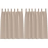 Užuolaidos su žiedais, blokuojančios šviesą 2 pcs Taupe