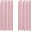 Užuolaidos su žiedais, blokuojančios šviesą 2 pcs