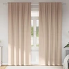Užuolaidos su žiedais, blokuojančios šviesą 2 pcs Taupe