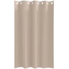 Užuolaidos su žiedais, blokuojančios šviesą 2 pcs Taupe