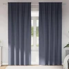 Užuolaidos su žiedais, blokuojančios šviesą 2 pcs Antracitas