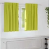 Užuolaidos su žiedais, blokuojančios šviesą 2 pcs Žalia