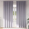 Užuolaidos su žiedais, blokuojančios šviesą 2 pcs Metalo pilka