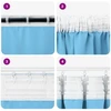 Užuolaidos su žiedais, blokuojančios šviesą 2 pcs