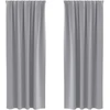 Užuolaidos su žiedais, blokuojančios šviesą 2 pcs