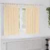 Užuolaidos su žiedais, blokuojančios šviesą 2 pcs Kreminė