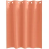 Užuolaidos su žiedais, blokuojančios šviesą 2 pcs Terakotos