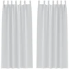 Užuolaidos su žiedais, blokuojančios šviesą 2 pcs
