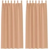 Užuolaidos su žiedais, blokuojančios šviesą 2 pcs