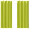 Užuolaidos su žiedais, blokuojančios šviesą 2 pcs Žalia