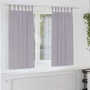 Užuolaidos su žiedais, blokuojančios šviesą 2 pcs Metalo pilka