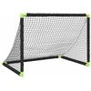 Vaikiški futbolo vartai, juodi, 90x64x64cm, sulankstomi