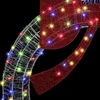 Vainikas 150 LED Įvairiaspalvis 120 cm Akrilas