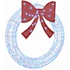 Vainikas 60 LED Mėlyna 76 x 76 x 8,5 cm Akrilas