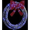 Vainikas 60 LED Mėlyna 76 x 76 x 8,5 cm Akrilas