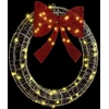 Vainikas 60 LED Šilta balta 76 x 76 x 8,5 cm Akrilas