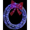 Vainikas 80 LED Mėlyna 92 x 92 x 9,5 cm Akrilas