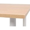 Valgomojo stalas, 120x60x73cm, ąžuolo ir balta spalva