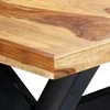 Valgomojo stalas, 180x90x75cm, rausv. dalberg. medienos masyvas