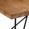 Valgomojo stalas, 180x90x76cm, akacijos medienos masyvas