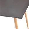 Valgomojo stalas, pilkos ir ąžuolo spalvos, 80,5x80,5x73cm, MDF
